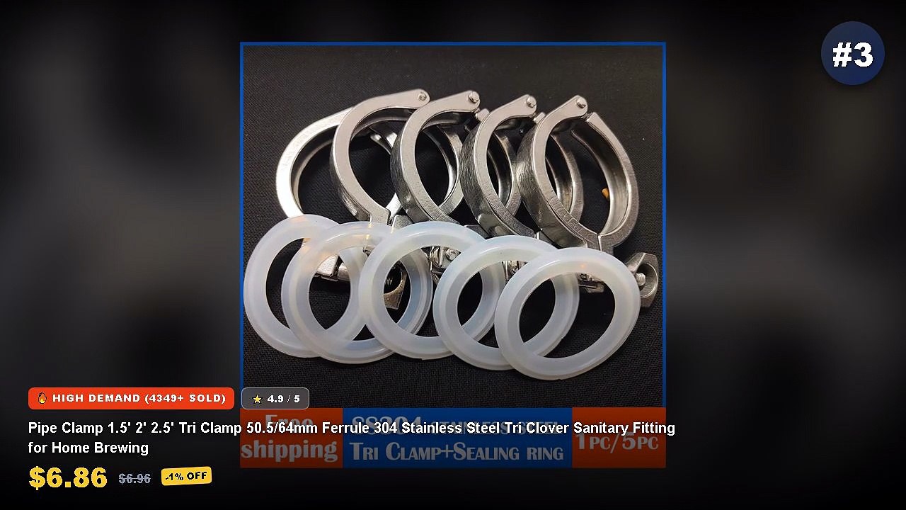 Amazing Top 5 Sanitary Butt Ferrule Clamps For Dairy Processing You ...