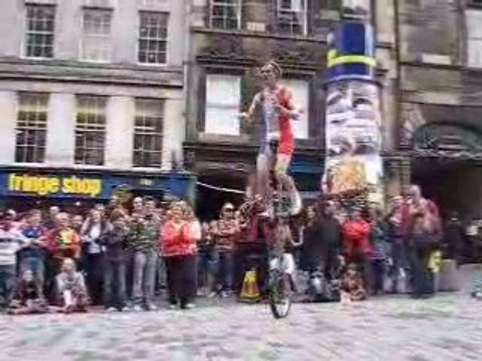 Ecosse Edinburgh Fringe festival Artistes de rue
