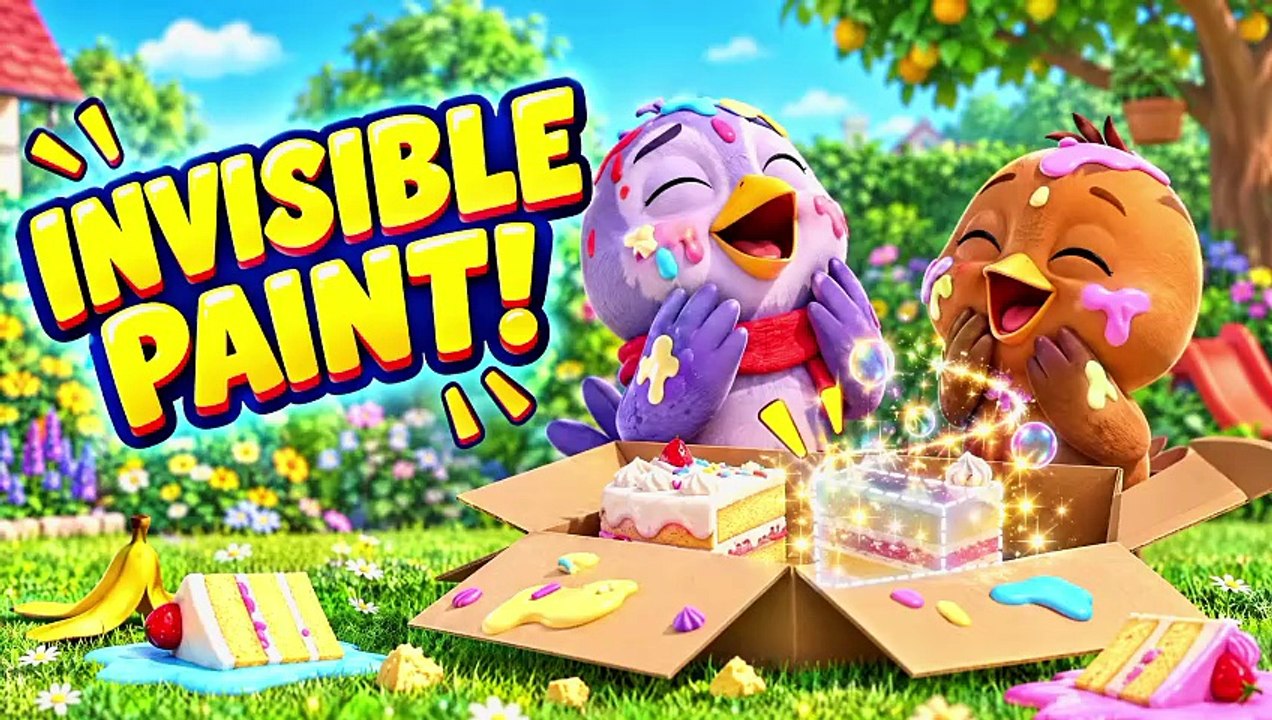 Chikoo & Dabbo: The Invisible Paint | Funny Cartoon Adventure for Kids ...