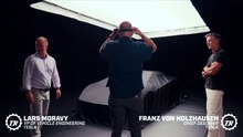 I wore a blindfold until the moment they revealed Tesla's new Roadster