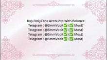 10K Important Facts For Buy! Onlyfans Accounts With Balance In 2027