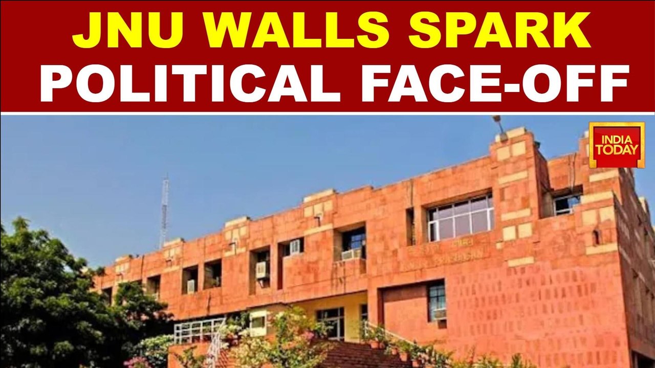 JNU Graffiti War: ‘Free Umar Khalid’ vs ‘Never Free Umar Khalid ...