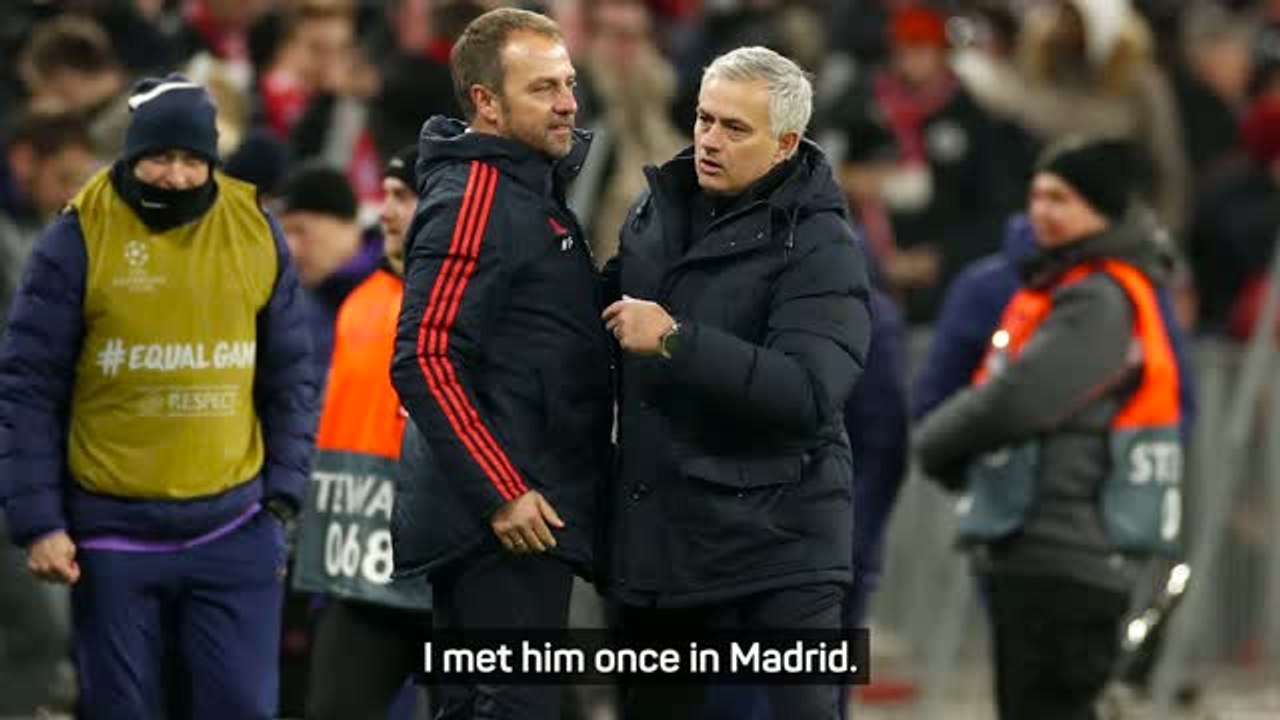 Flick has 'the highest respect' for Mourinho - video Dailymotion