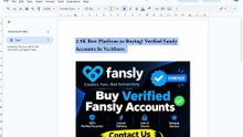 Top Sites to Buy Fansly Account With Balance 2027