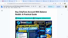 Top #7 Platforms to Buy! Onlyfans Account with balance
