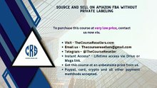 Thecourseresellers.com - Source and Sell on Amazon FBA Without Private Labeling