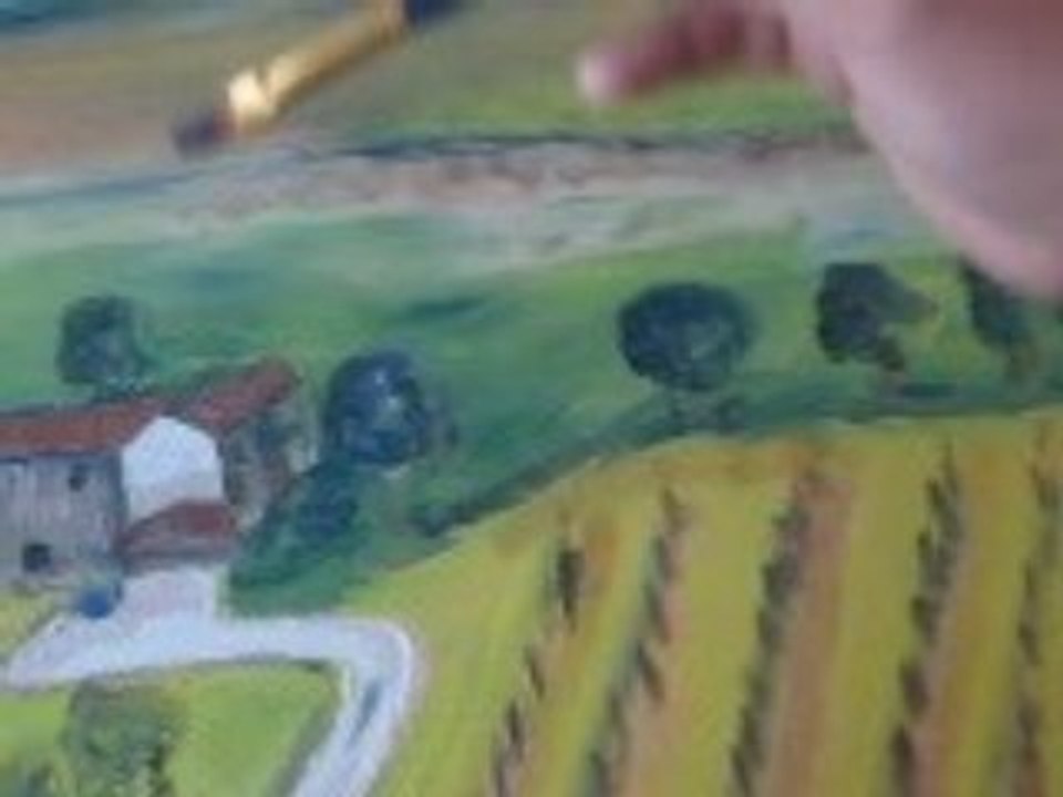 faire un glacis a la peinture a l'huile