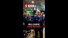 MCA leaders stage walkout at BN's Melaka polls candidate announcement