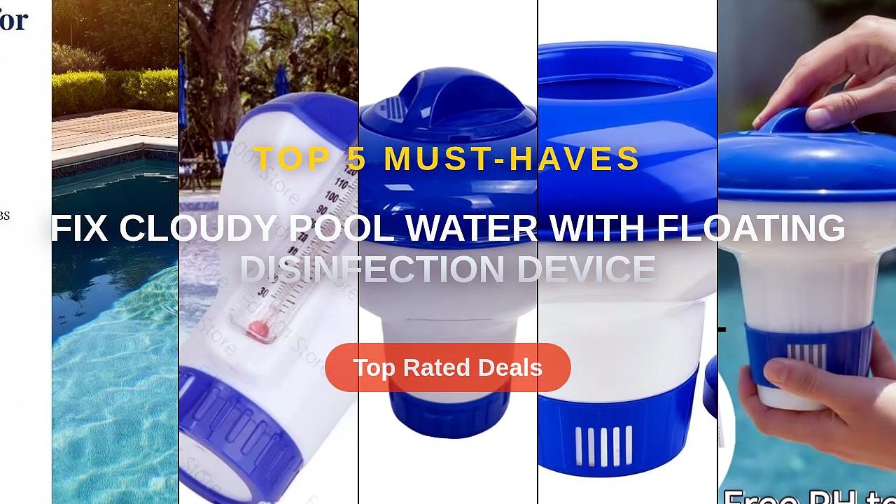 Fix Cloudy Pool Water With Floating Disinfection Device - Video Dailymotion