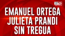 Julieta Prandi y Emanuel Ortega sin tregua: "Estoy triste"