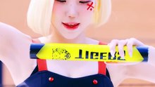Cute Blonde Cheerleader Energetic Jumping Dance Routine + Cheerleader EP 392