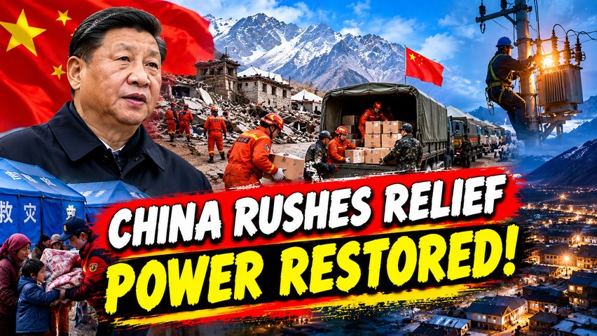 Xizang Earthquake: China RESTORES Power, Rushes Relief Supplies to Quake Hit Areas | World News