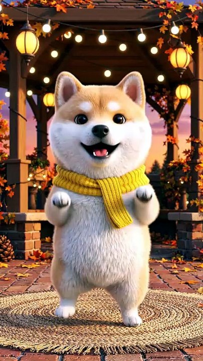 Shiba Puppy's Sunset Swing Dance & Head-Tilts! 🌅🐶 - video Dailymotion