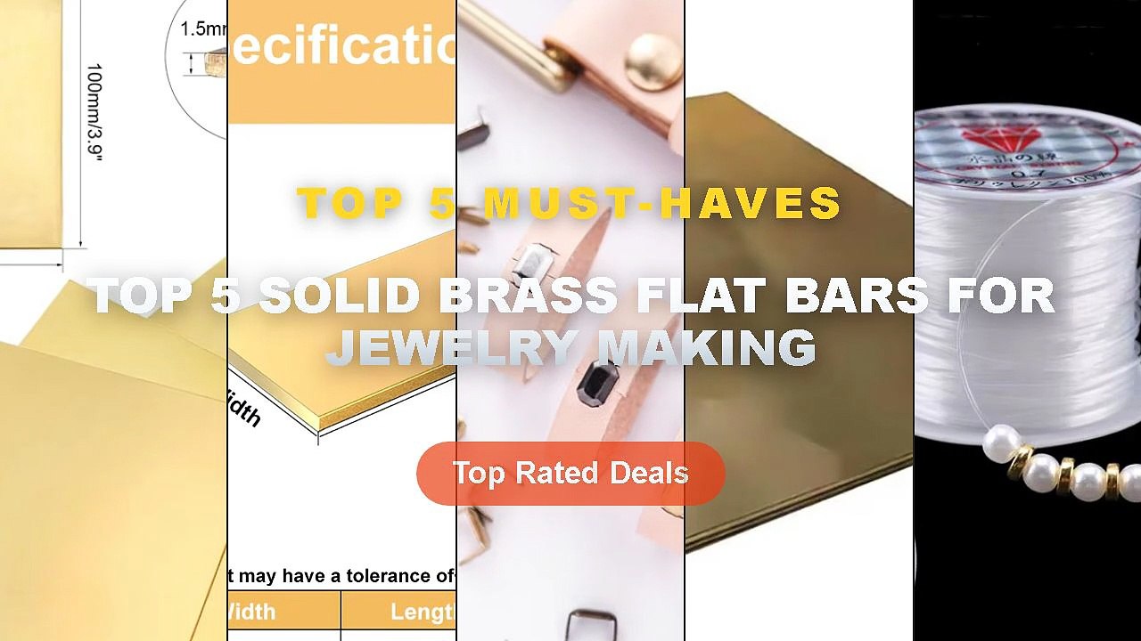 Ultimate Guide to the Best Top 5 Solid Brass Flat Bars For Jewelry ...