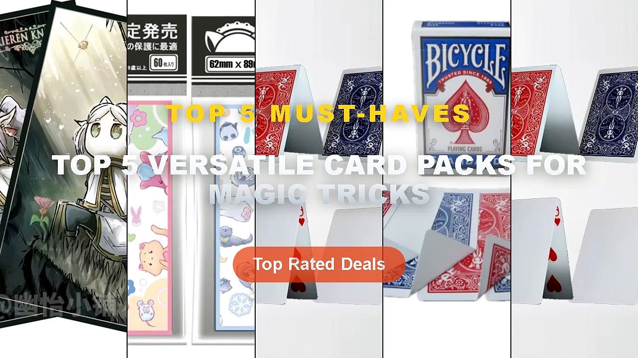 Don't Buy Top 5 Versatile Card Packs For Magic Tricks Before Watching ...