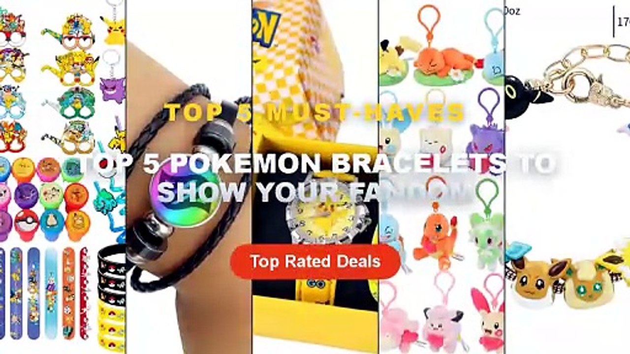 Amazing Top 5 Pokemon Bracelets To Show Your Fandom You Need To See ...