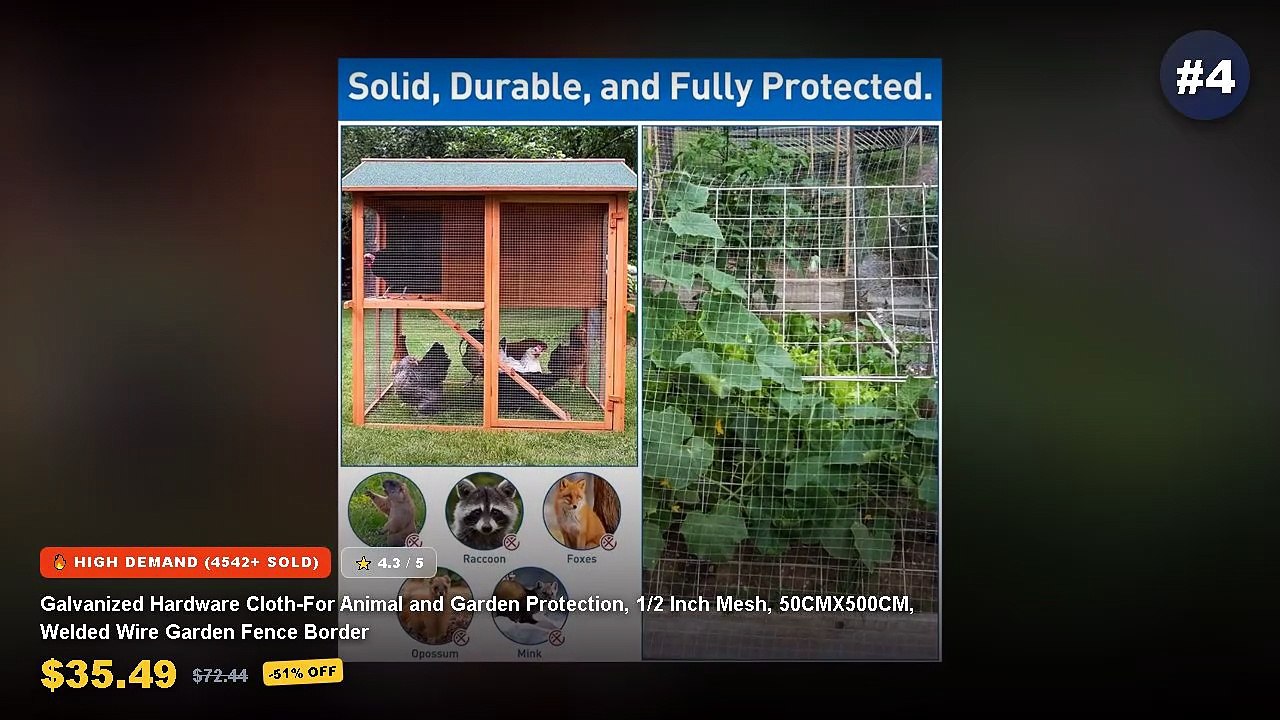Don't Buy Top 5 Heavy‑Duty Hardware Cloth For Animal Cages Before ...