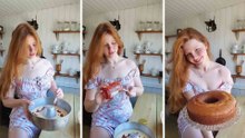 イザベル・ヌネス、イチゴジャム入りケーキを手作り　フォロワーに「いかが？」