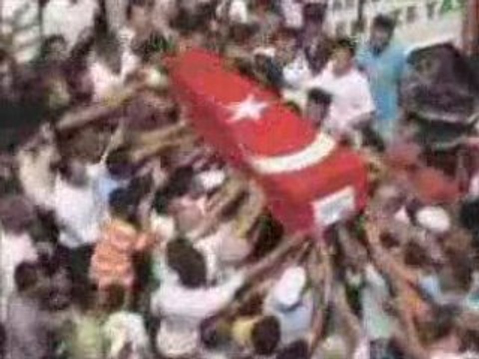 Şehit Ferhan boz Cenaze kortej