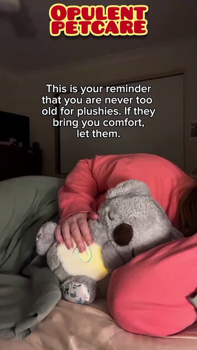 Cute Breathing Plush Toys Calming Night Companion for Better Sleep ...