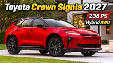2027 Toyota Crown Signia: Das bietet der elegante Premium-Hybrid-SUV