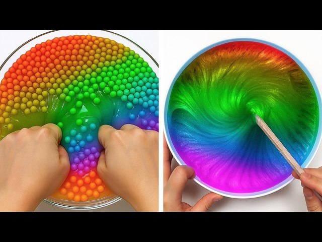 1 Hour Oddly Satisfying Slime ASMR for Sleep and Relaxation