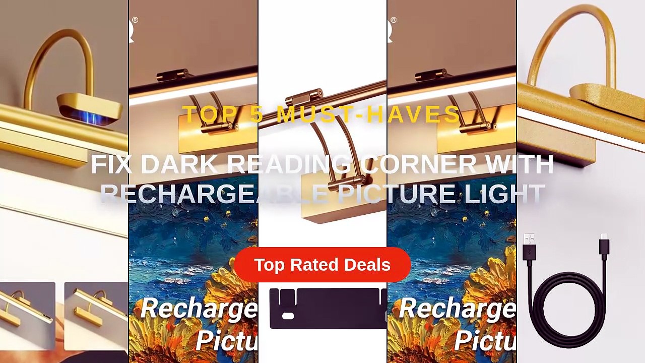 Fix Dark Reading Corner With Rechargeable Picture Light - Video Dailymotion