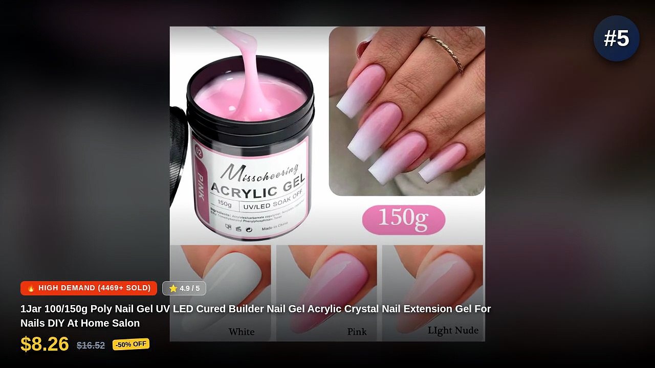 Top 5 Poly Gel Kits For Nail Extensions - Video Dailymotion