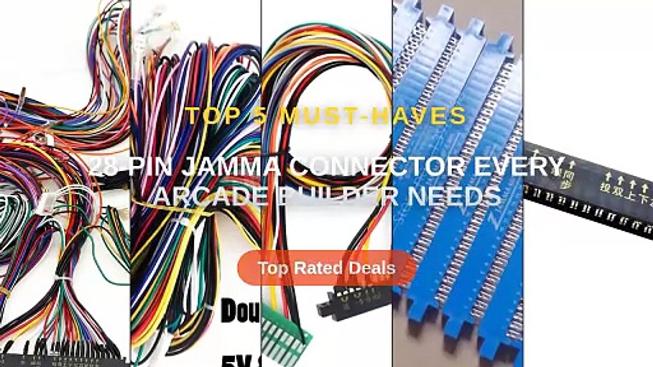 28-Pin Jamma Connector Every Arcade Builder Needs - Video Dailymotion