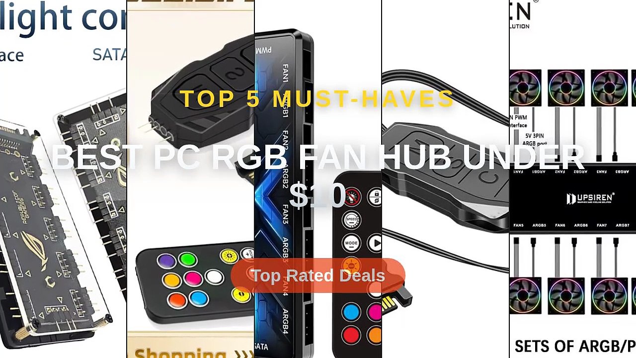 Best PC RGB Fan Hub Under $10 - Video Dailymotion