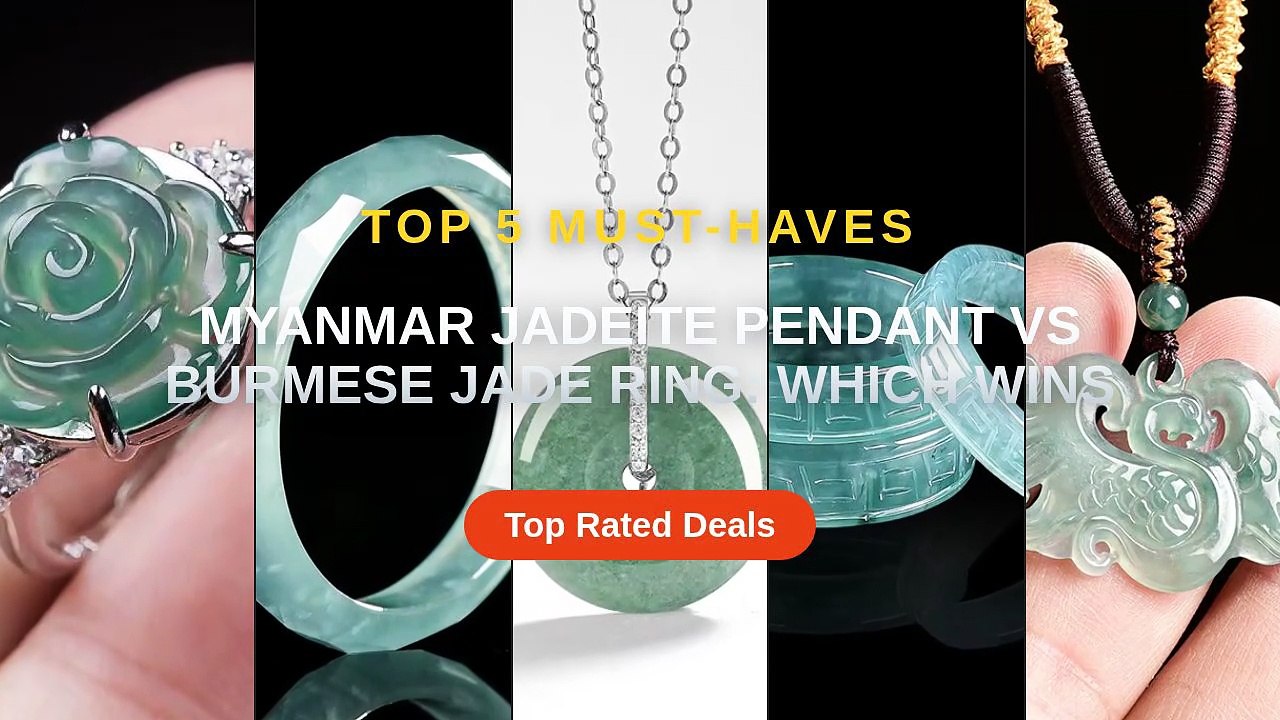 Myanmar Jadeite Pendant vs Burmese Jade Ring: Which Wins - Video ...