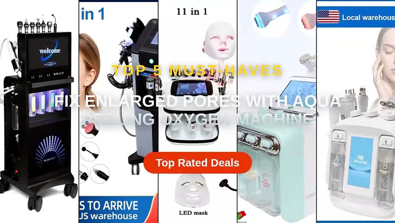 Fix Enlarged Pores With Aqua Peeling Oxygen Machine - Video Dailymotion