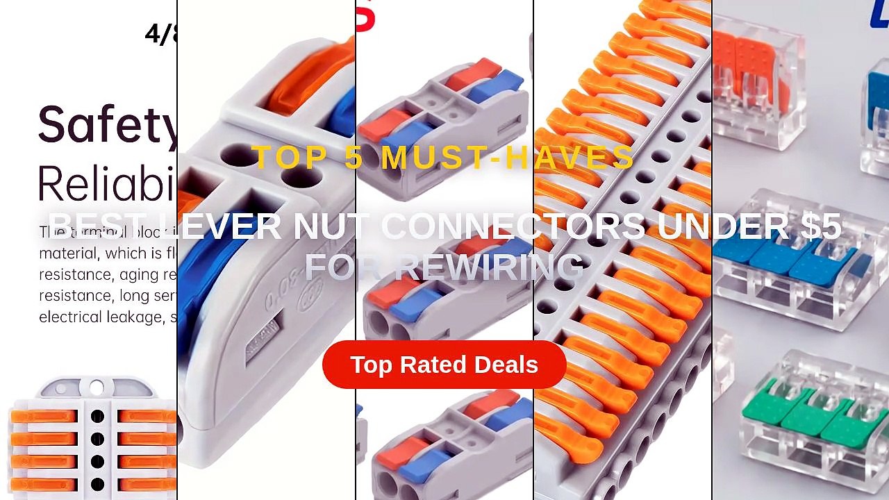 Best Lever Nut Connectors Under $5 For Rewiring - Video Dailymotion