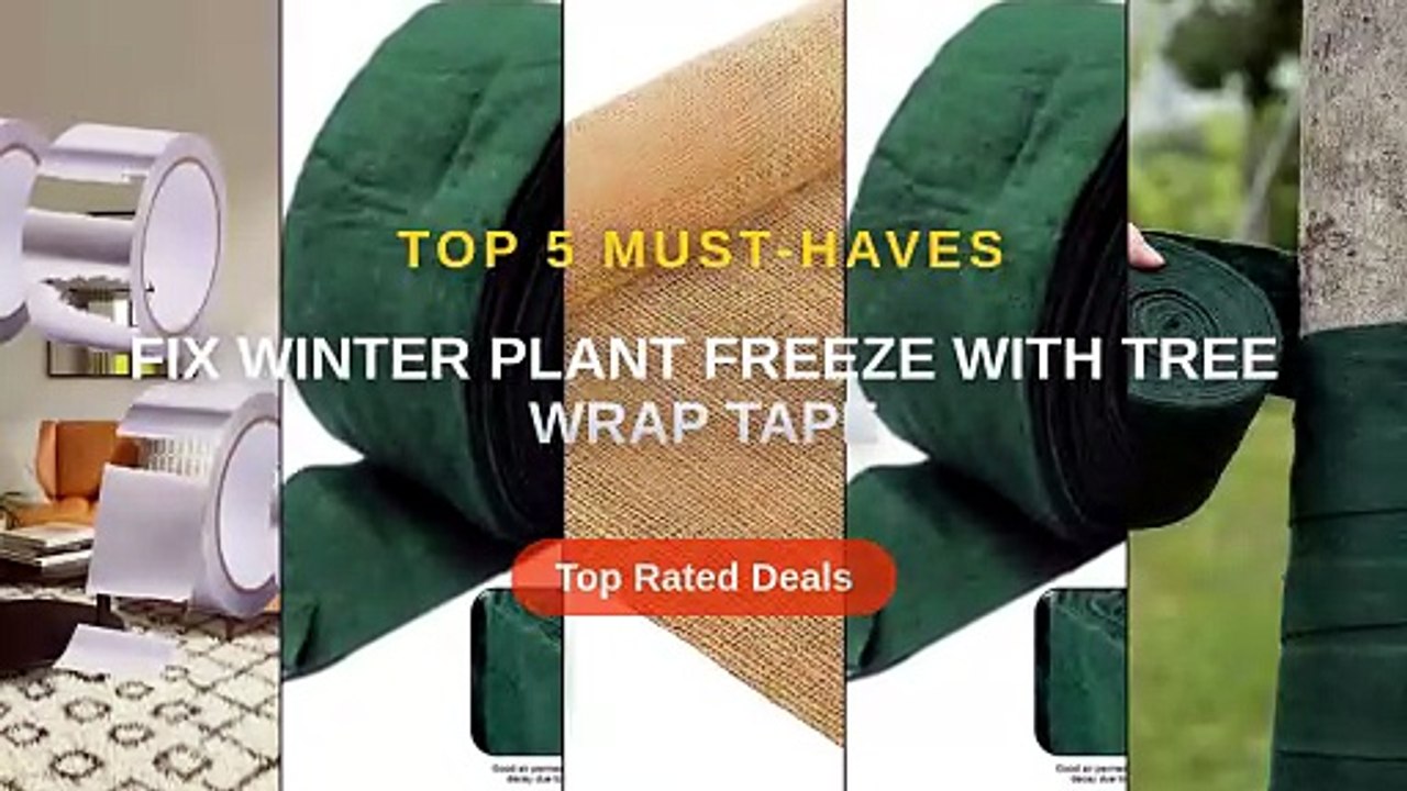 Fix Winter Plant Freeze With Tree Wrap Tape - video Dailymotion