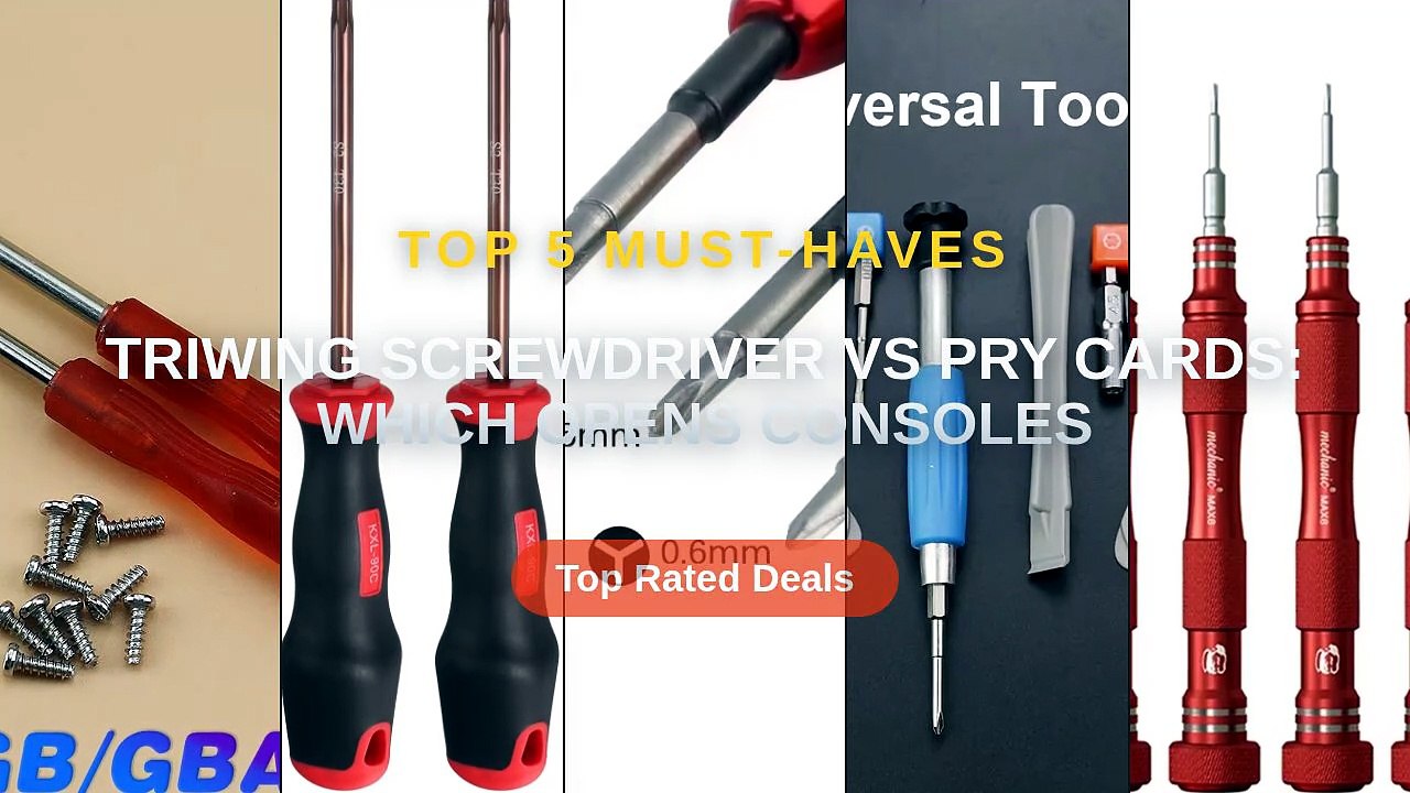 Triwing Screwdriver vs Pry Cards: Which Opens Consoles - Video Dailymotion
