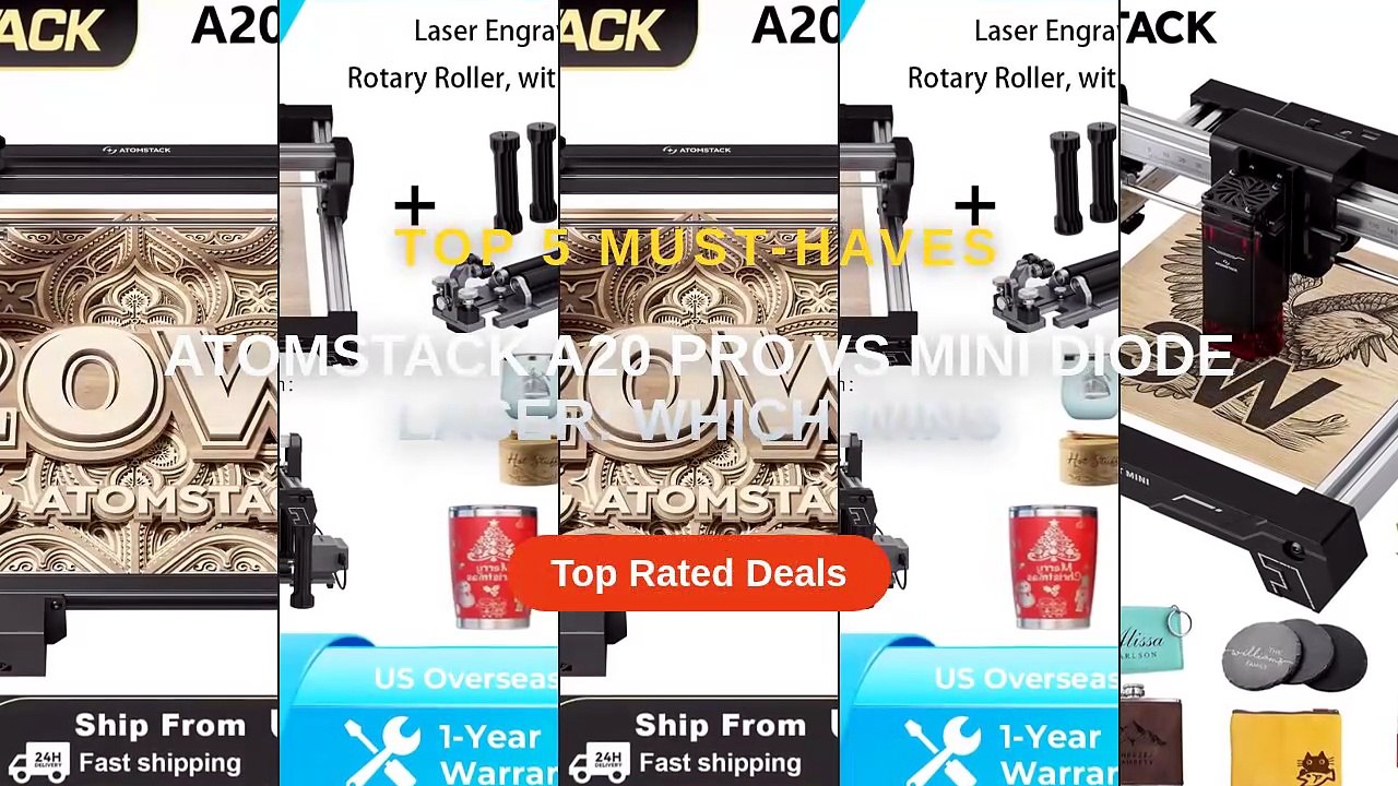 Atomstack A20 Pro vs Mini Diode Laser: Which Wins - Video Dailymotion