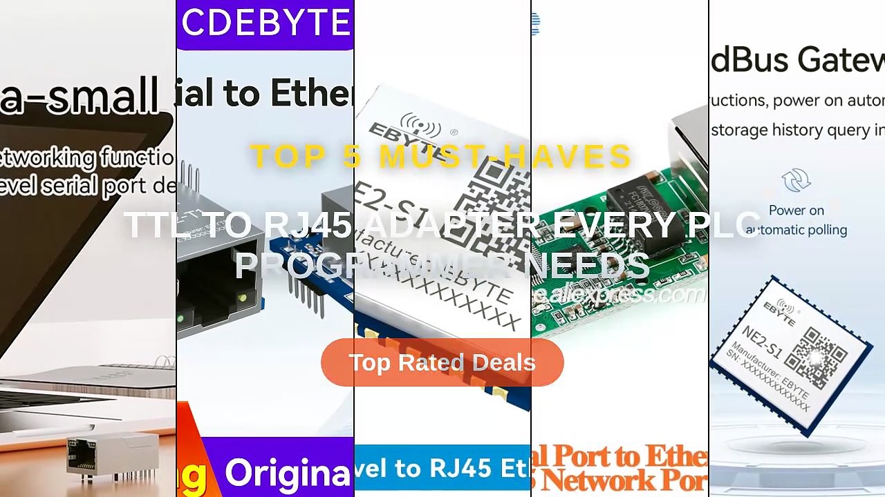 TTL to RJ45 Adapter Every PLC Programmer Needs - Video Dailymotion