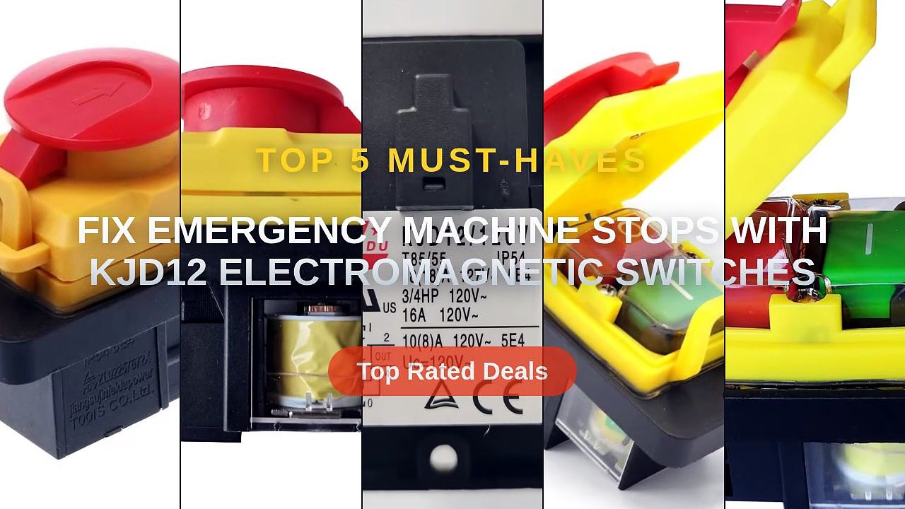 Fix Emergency Machine Stops With KJD12 Electromagnetic Switches - Video ...