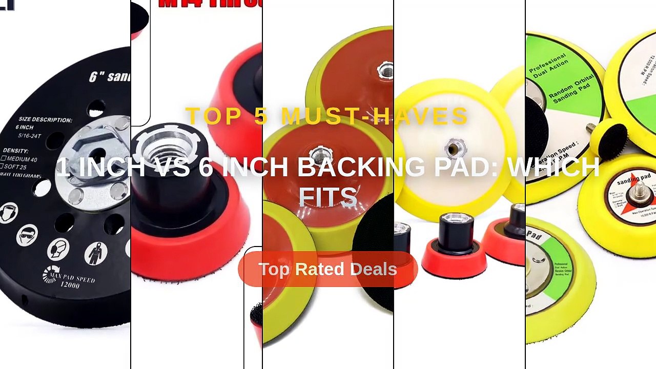 1 Inch vs 6 Inch Backing Pad: Which Fits - Video Dailymotion
