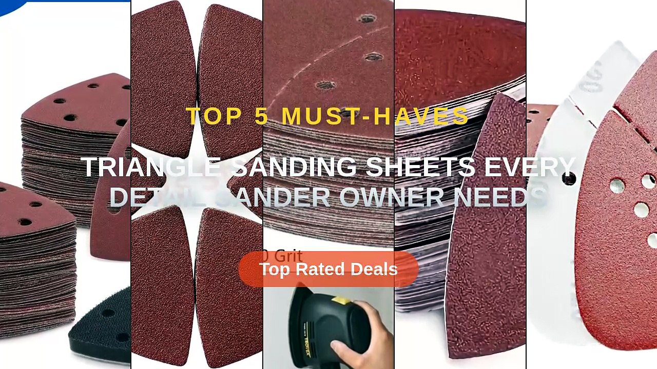 Triangle Sanding Sheets Every Detail Sander Owner Needs - video Dailymotion