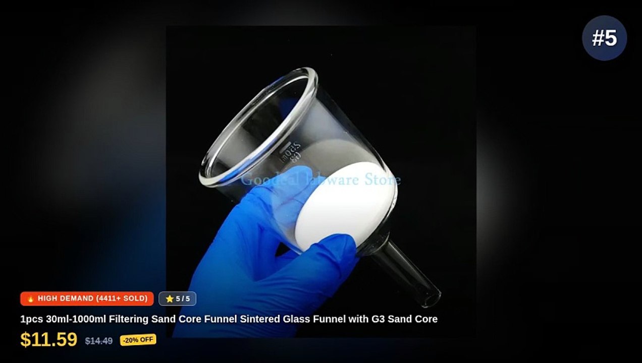 Fix Slow Lab Filtration With These Glass Funnels - Video Dailymotion
