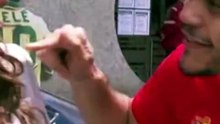 Anamá Ferreira fue a votar y vivió un tenso momento con un votante de Lula da Silva: "¡Andá a laburar!"