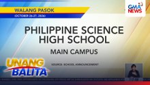 Walang pasok (October 26-27, 2026) | Unang Balita