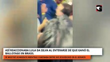 Video | Así reaccionaba Lula da Silva al enterarse de que ganó el ballotage en las elecciones en Bra