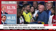 El discurso de Lula da Silva tras su triunfo