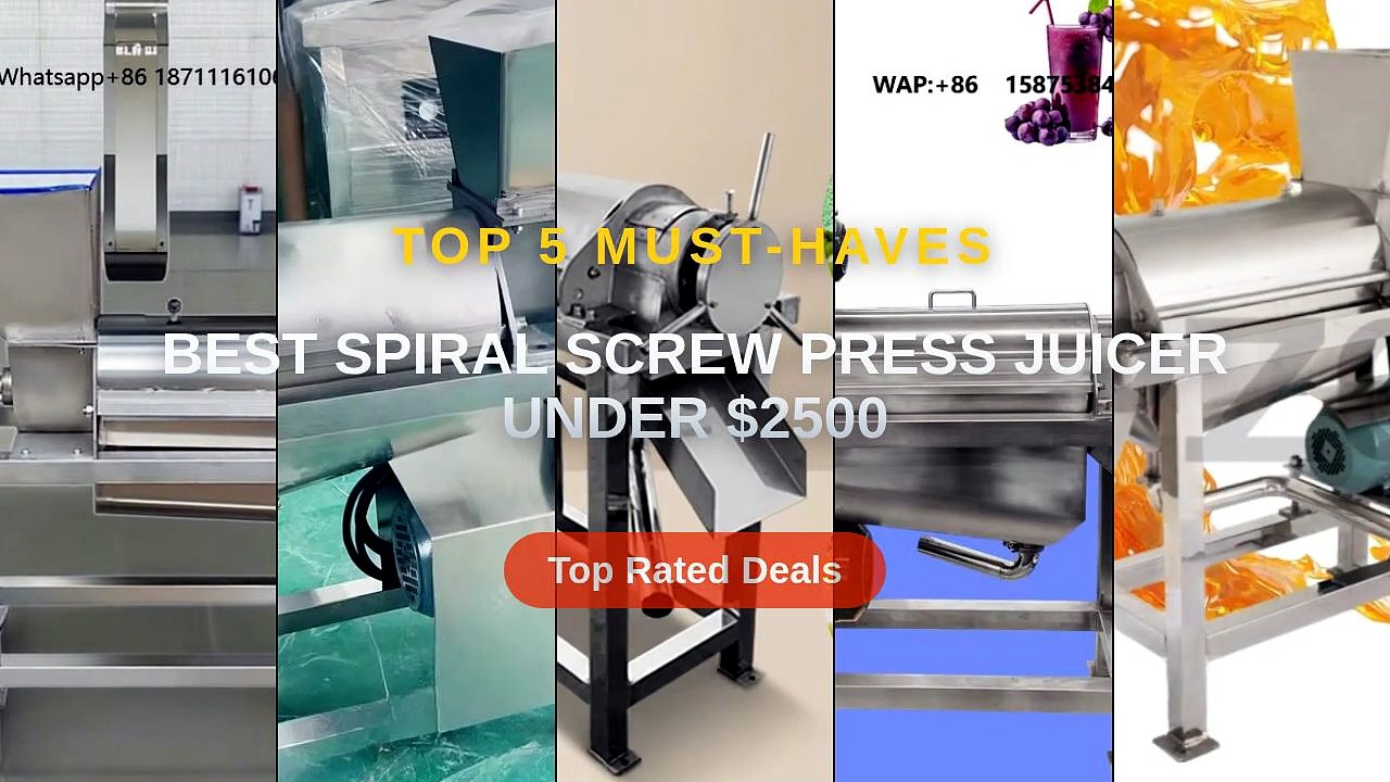 Best Spiral Screw Press Juicer Under $2500 - Video Dailymotion