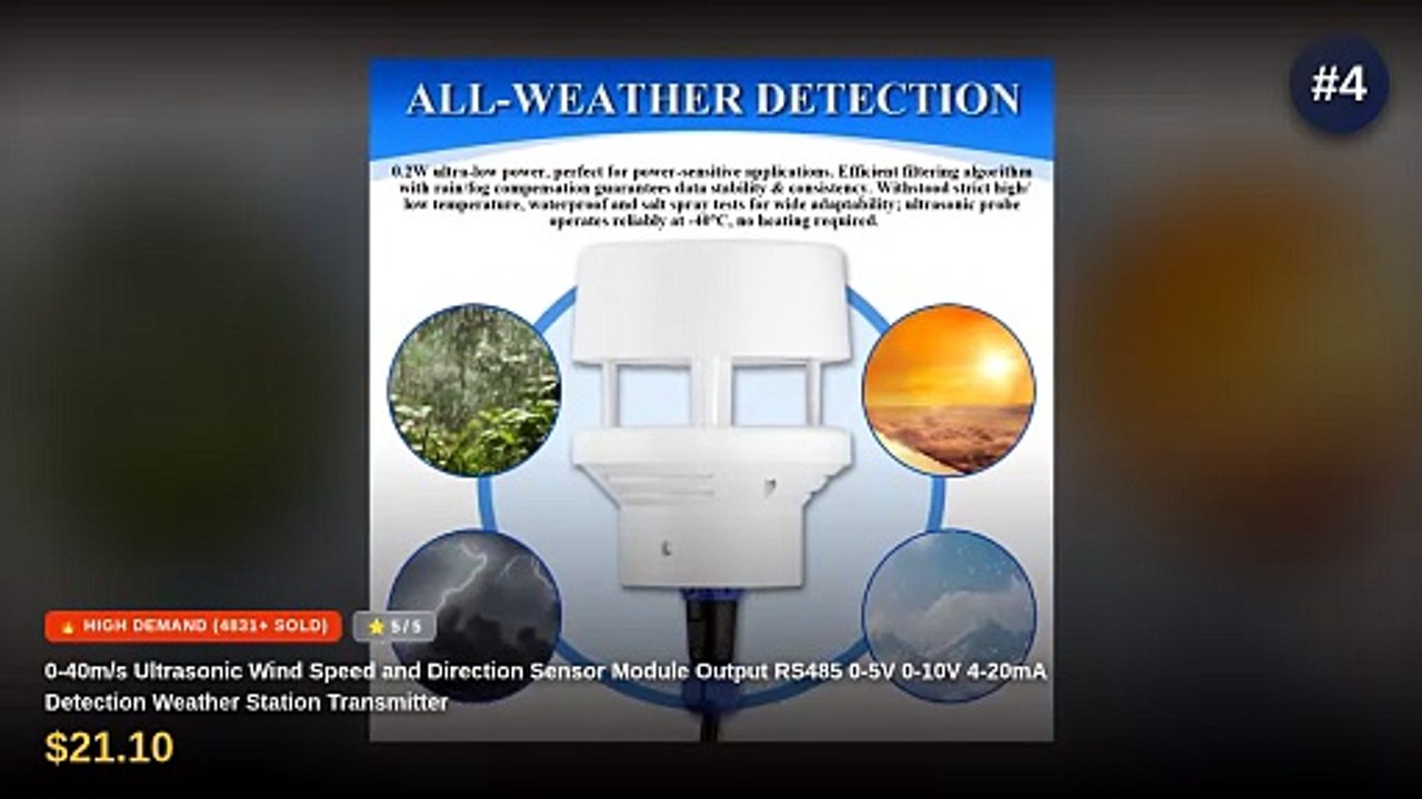 ES-W3056 Wind Transmitter vs Duct Sensor: Which Wins - video Dailymotion