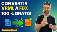 Convertir VRML a FBX gratis en línea | Cambiar VRML a FBX en un instante