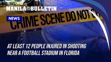 At least 12 people injured in shooting near a football stadium in Florida