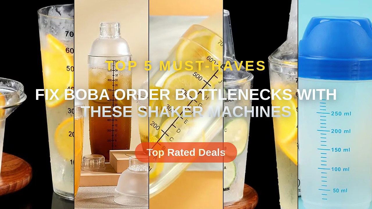 Fix Boba Order Bottlenecks With These Shaker Machines - Video Dailymotion